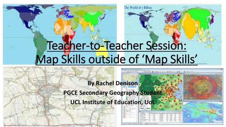 teacher to teacher session map skills outside of map skills