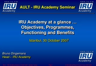 AULT - IRU Academy Seminar