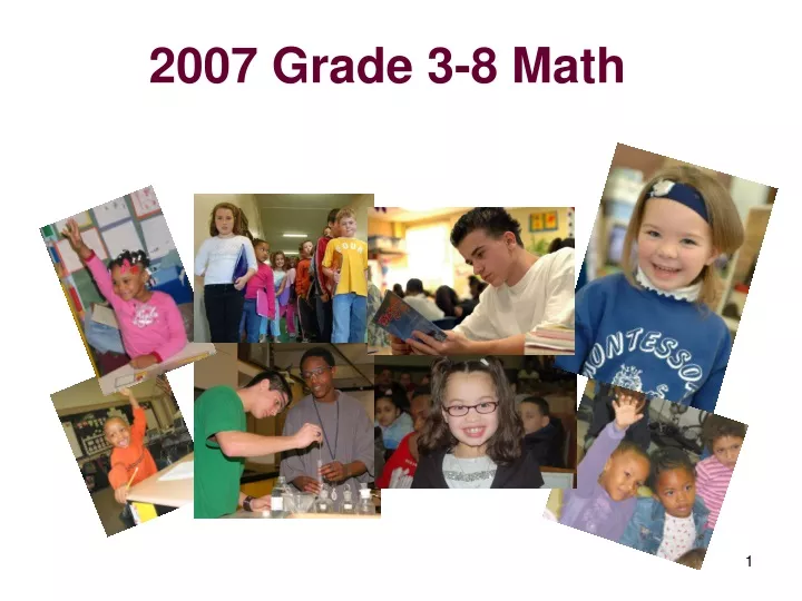 2007 grade 3 8 math