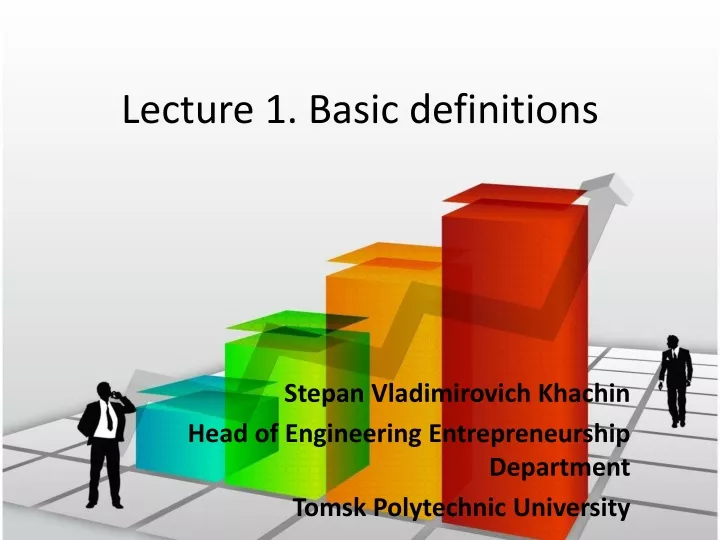 lecture 1 basic definitions