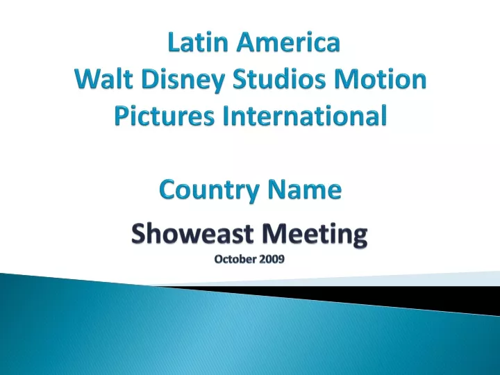latin america walt disney studios motion pictures international country name