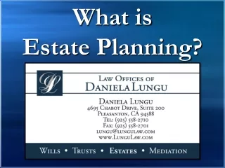 What is  Estate Planning?