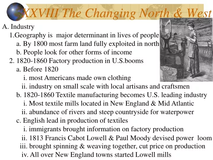 xxviii the changing north west
