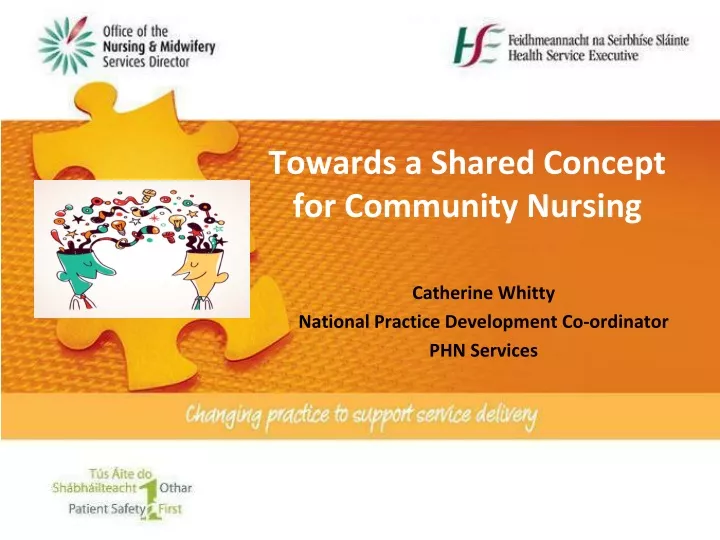 towards a shared concept for community nursing