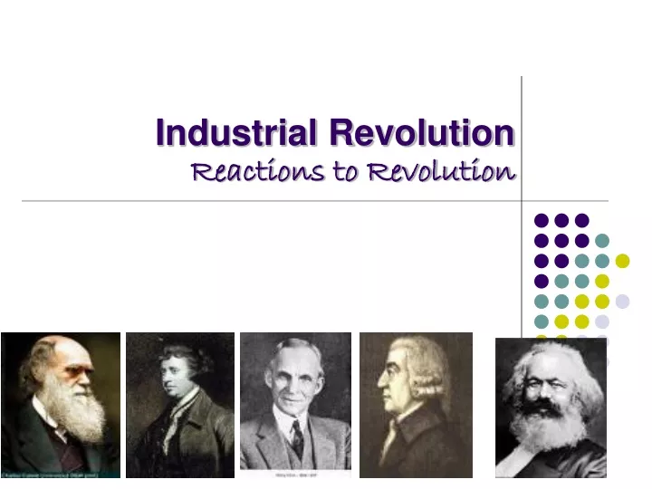 industrial revolution reactions to revolution