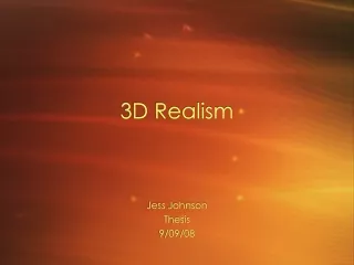 3D Realism