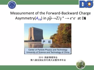 Measurement of the Forward-Backward Charge Asymmetry( A FB ) in  pp?Z/ ? * ? e + e -   at D ?