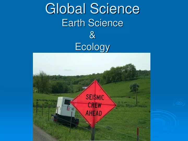 global science earth science ecology
