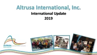 Altrusa International, Inc. International Update 2019