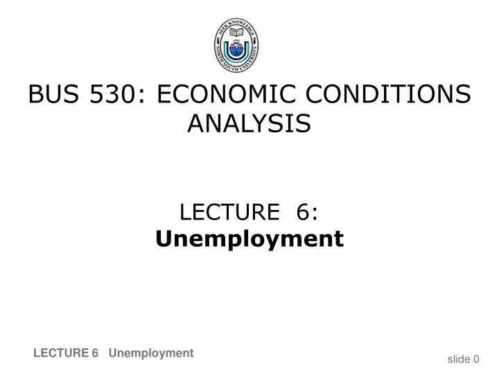 bus 530 economic conditions analysis