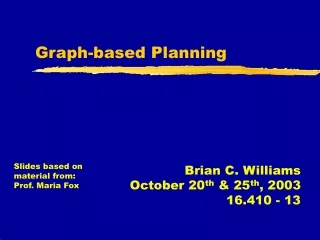 Graph-based Planning