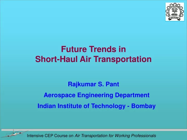 future trends in short haul air transportation