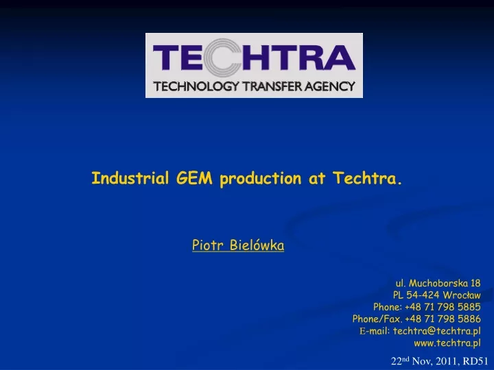industrial gem production at techtra