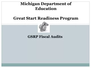 Michigan Department of Education Great Start Readiness Program