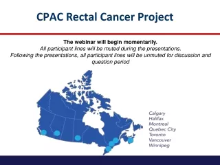 CPAC Rectal Cancer Project
