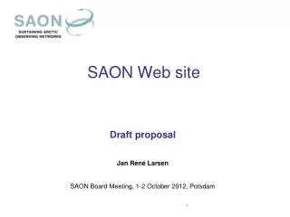SAON Web site