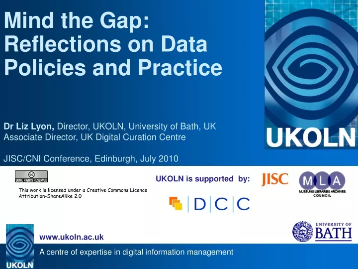 mind the gap reflections on data policies