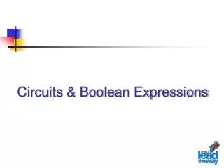 Circuits &amp; Boolean Expressions