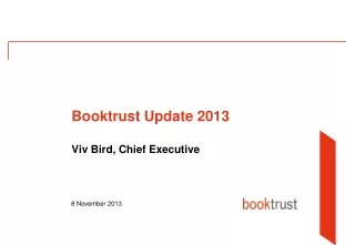 Booktrust Update 2013