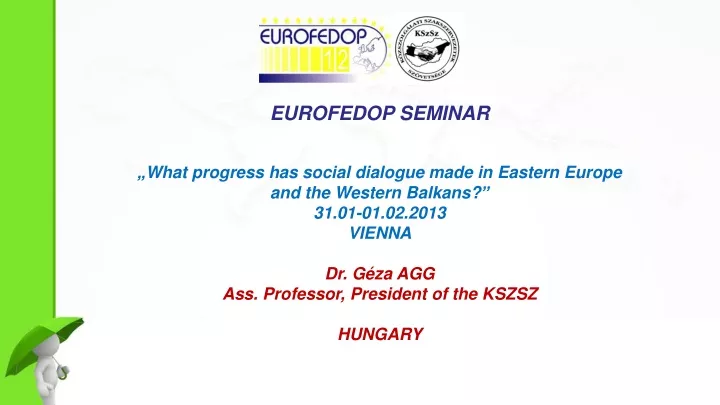 eurofedop seminar what progress has social