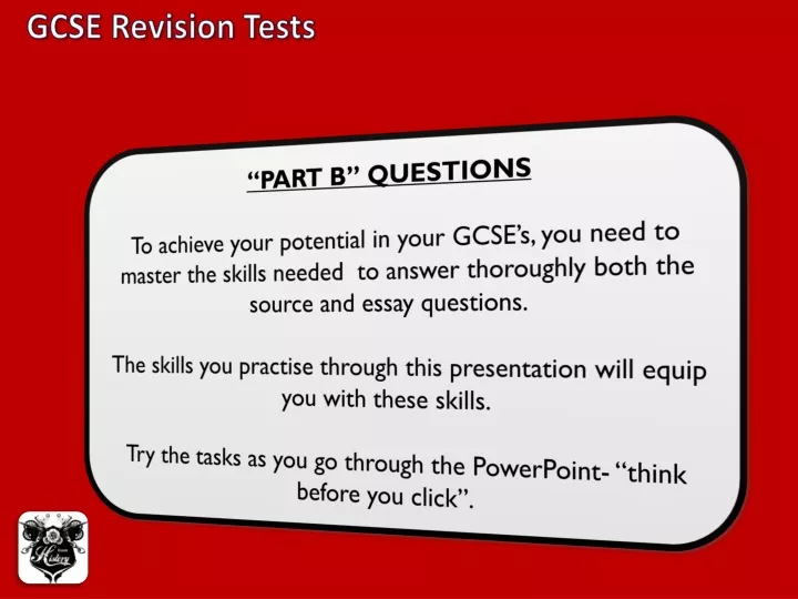 gcse revision tests