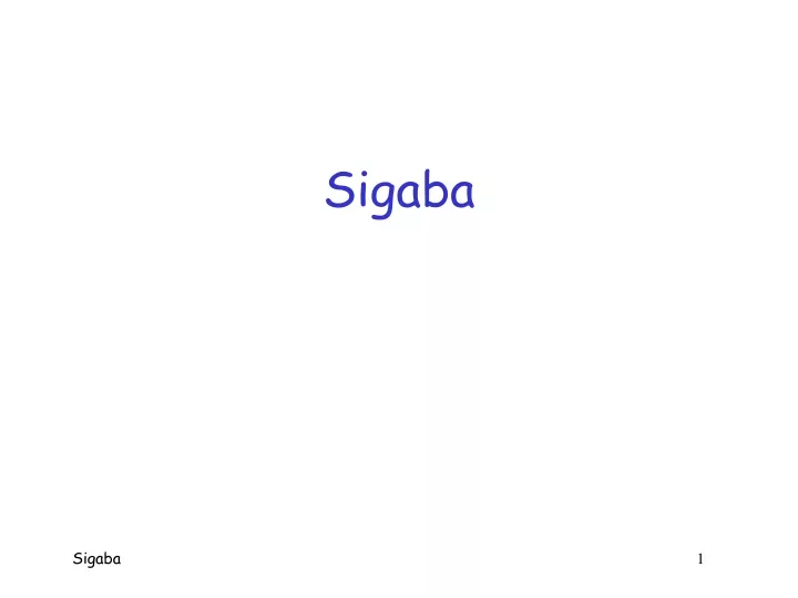 sigaba