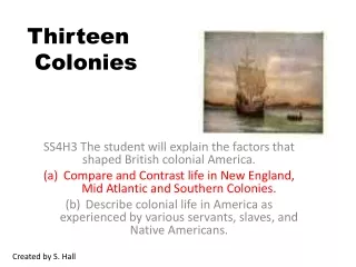 Thirteen  Colonies