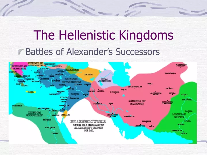 the hellenistic kingdoms