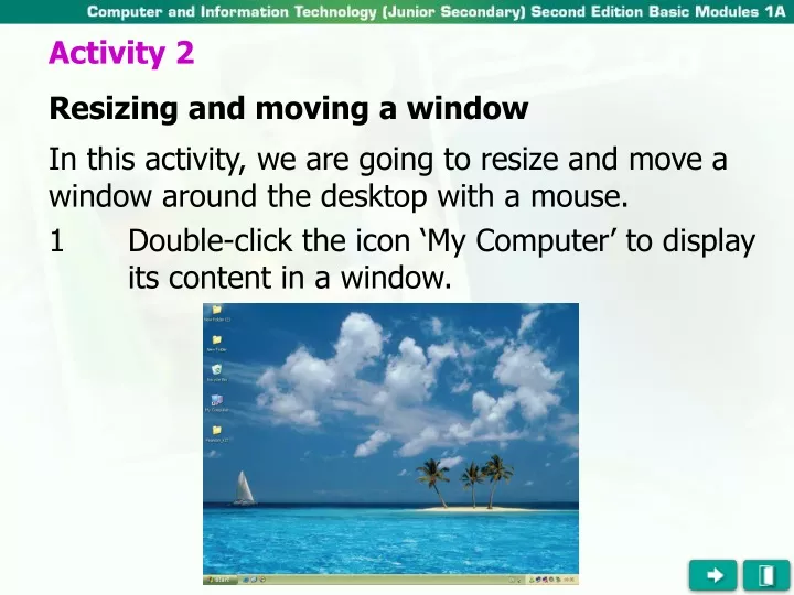 activity 2 resizing and moving a window