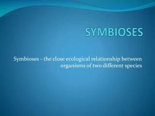 SYMBIOSES