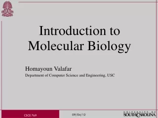 Introduction to Molecular Biology