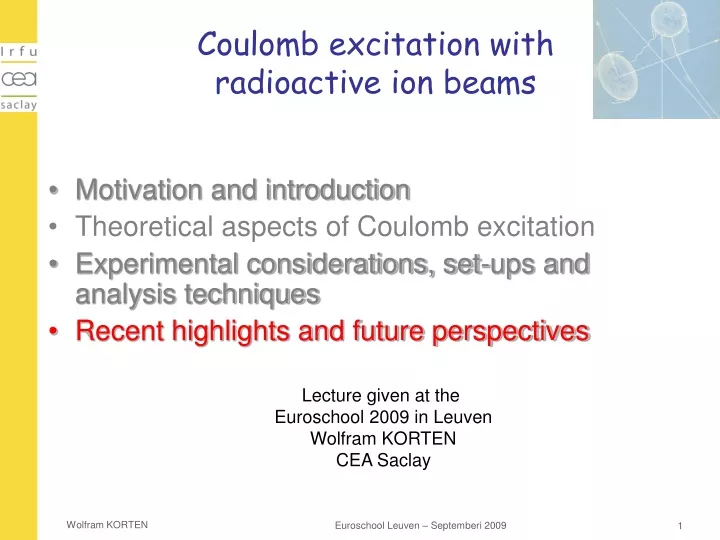 coulomb excitation with radioactive ion beams
