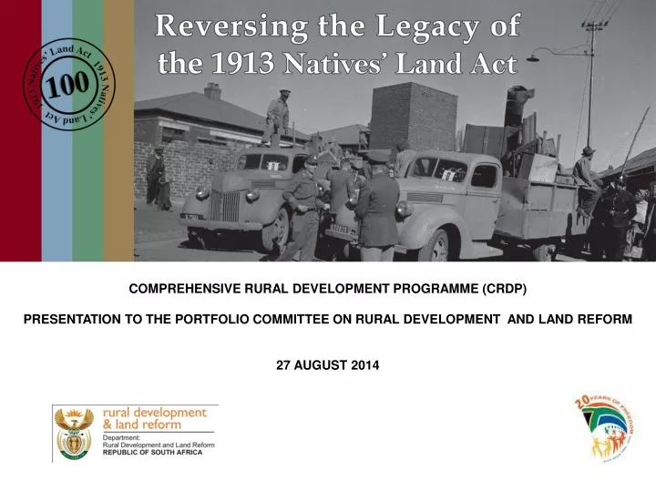 comprehensive rural development programme crdp