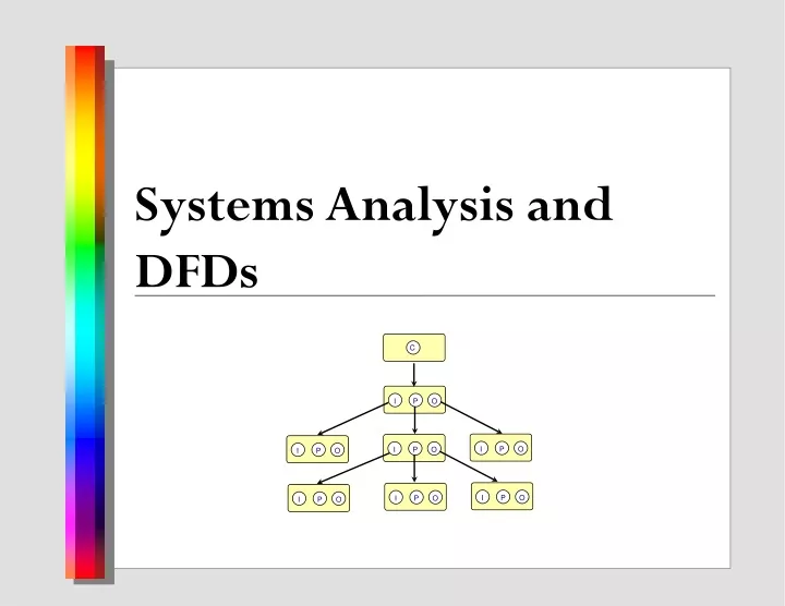 systems analysis and dfds