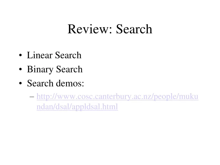review search