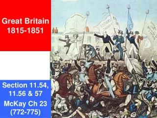 Great Britain 1815-1851