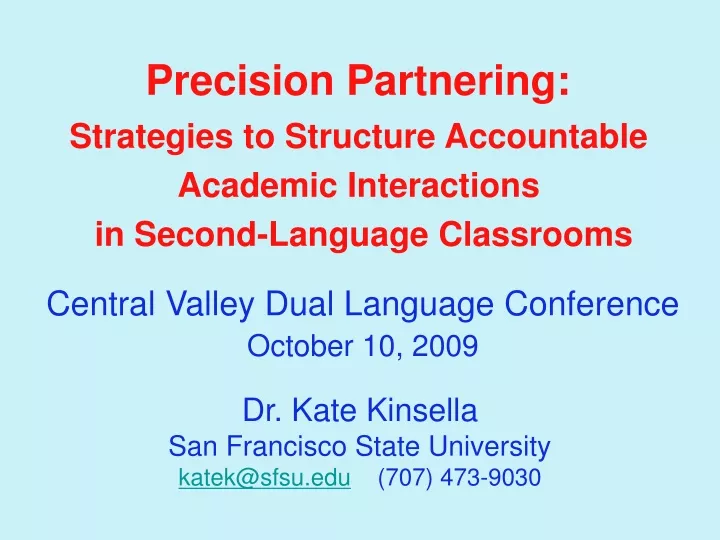 precision partnering strategies to structure
