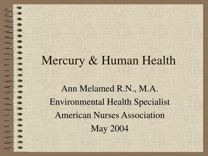 mercury human health