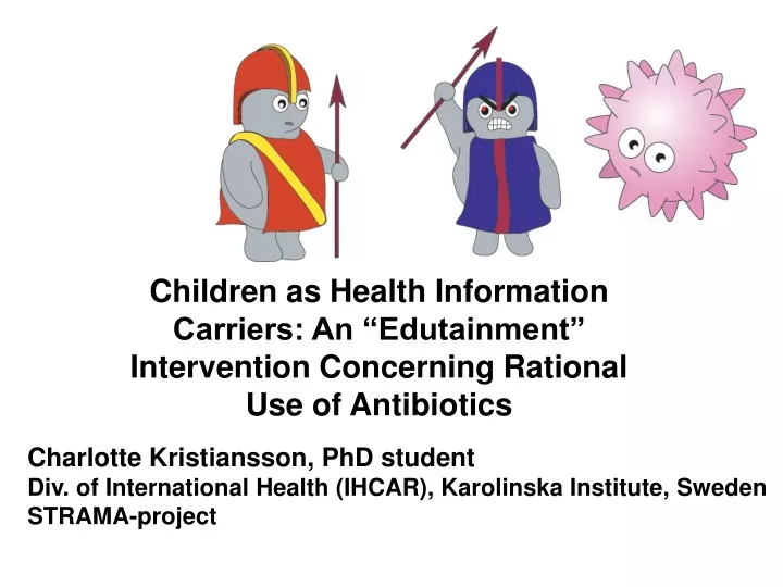 children as health information carriers