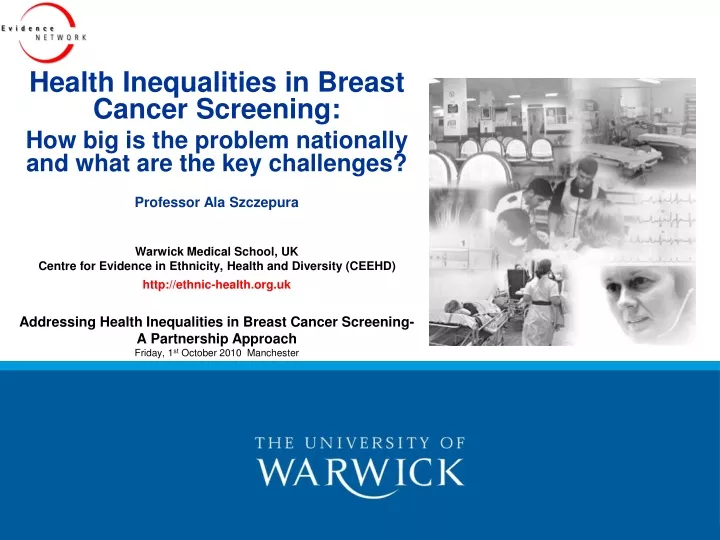 health inequalities in breast cancer screening