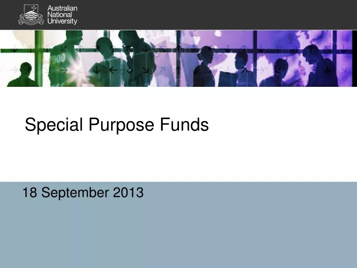 special purpose funds