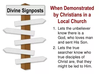 Divine Signposts