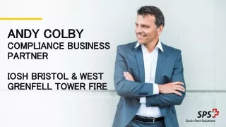 Andy COLBY COMPLIANCE BUSINESS PARTNER IOSH BRISTOL &amp; WEST  GRENFELL TOWER FIRE