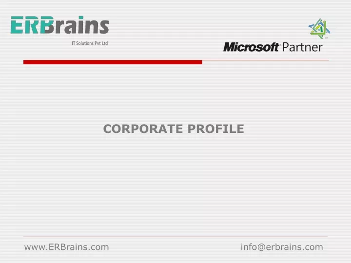 corporate profile