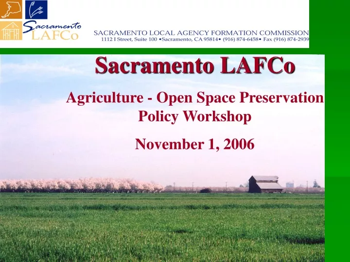 sacramento lafco agriculture open space
