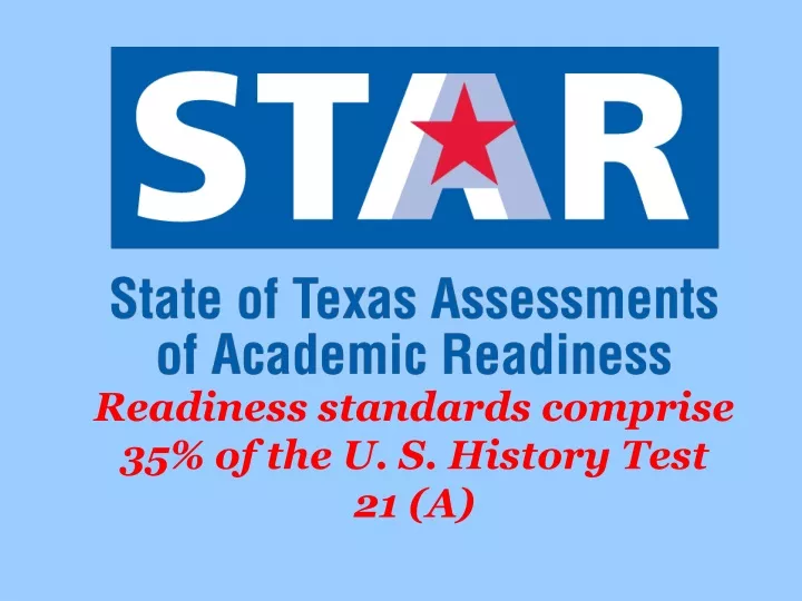 readiness standards comprise