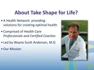 A Health Network  providing solutions for creating optimal health