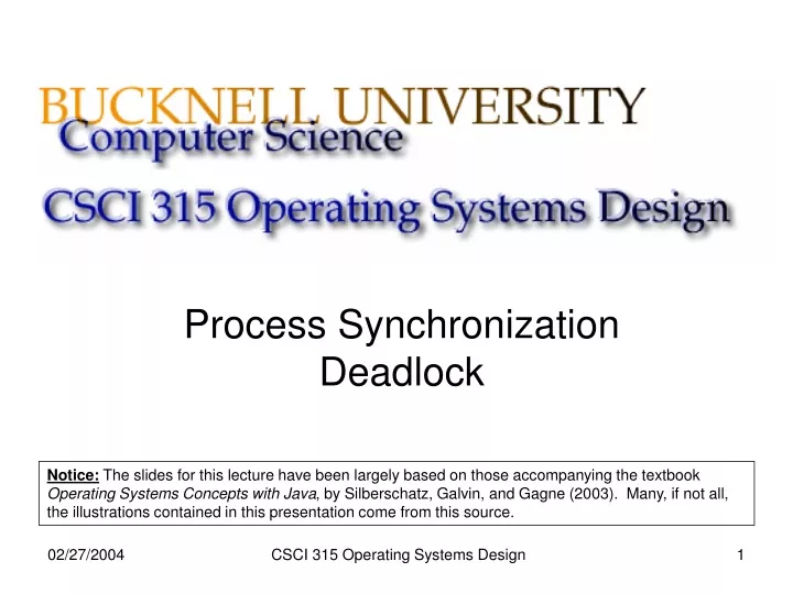 process synchronization deadlock
