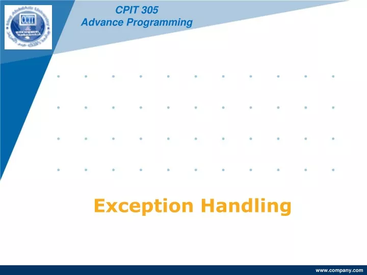 exception handling