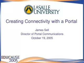 Creating Connectivity with a Portal